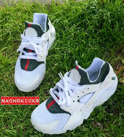 nike air huarache white x gucci|nike huarache price.